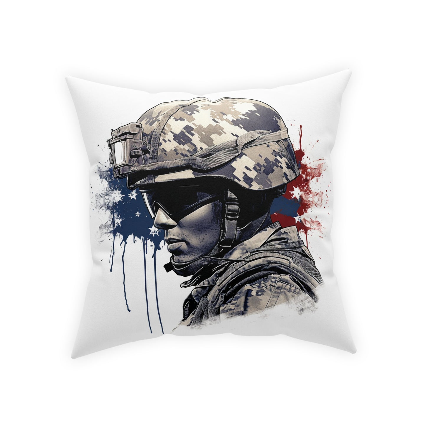 American Soldier Broadcloth Pillow