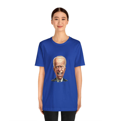 Angry Biden Unisex Jersey Short Sleeve Tee