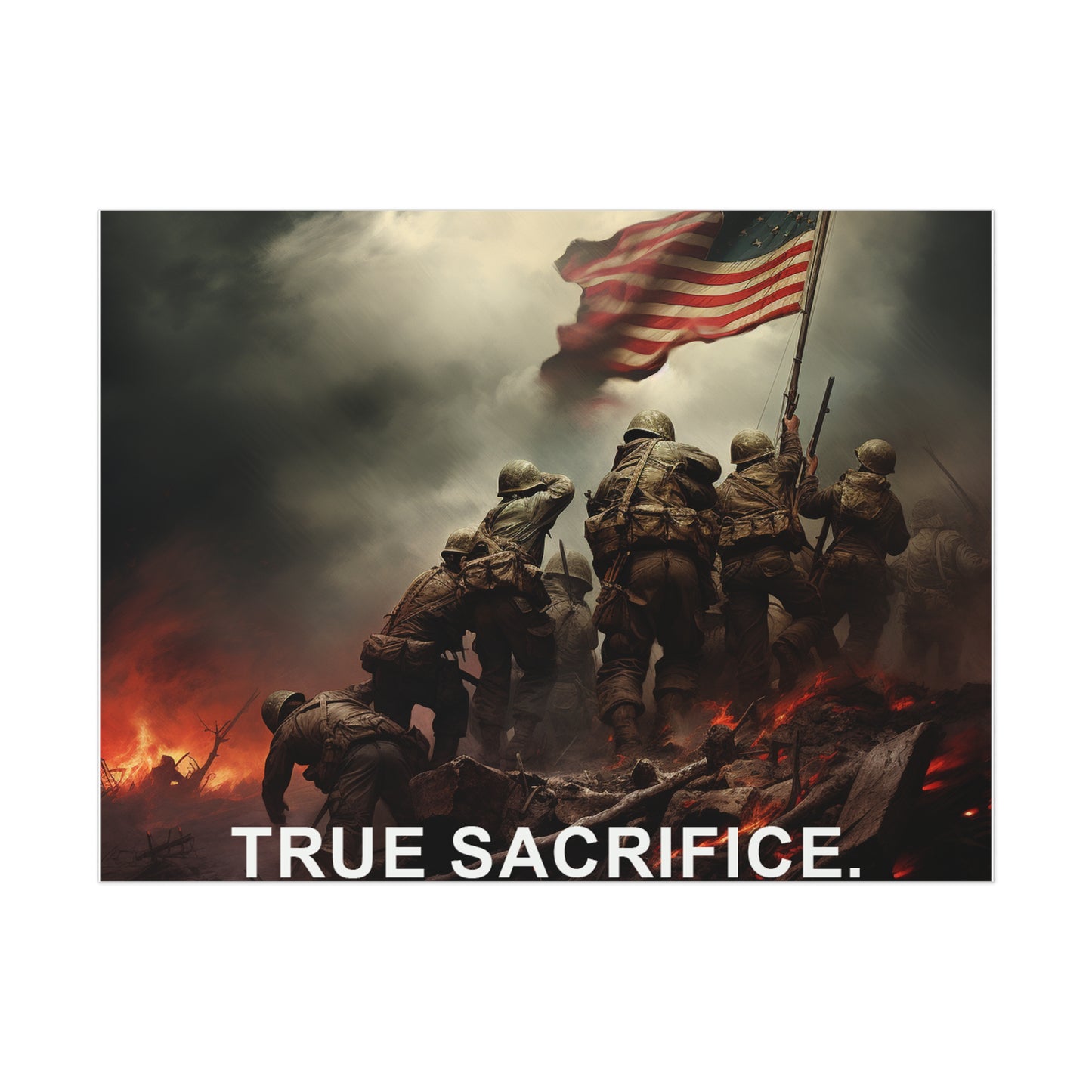 True Sacrifice Uncoated Poster