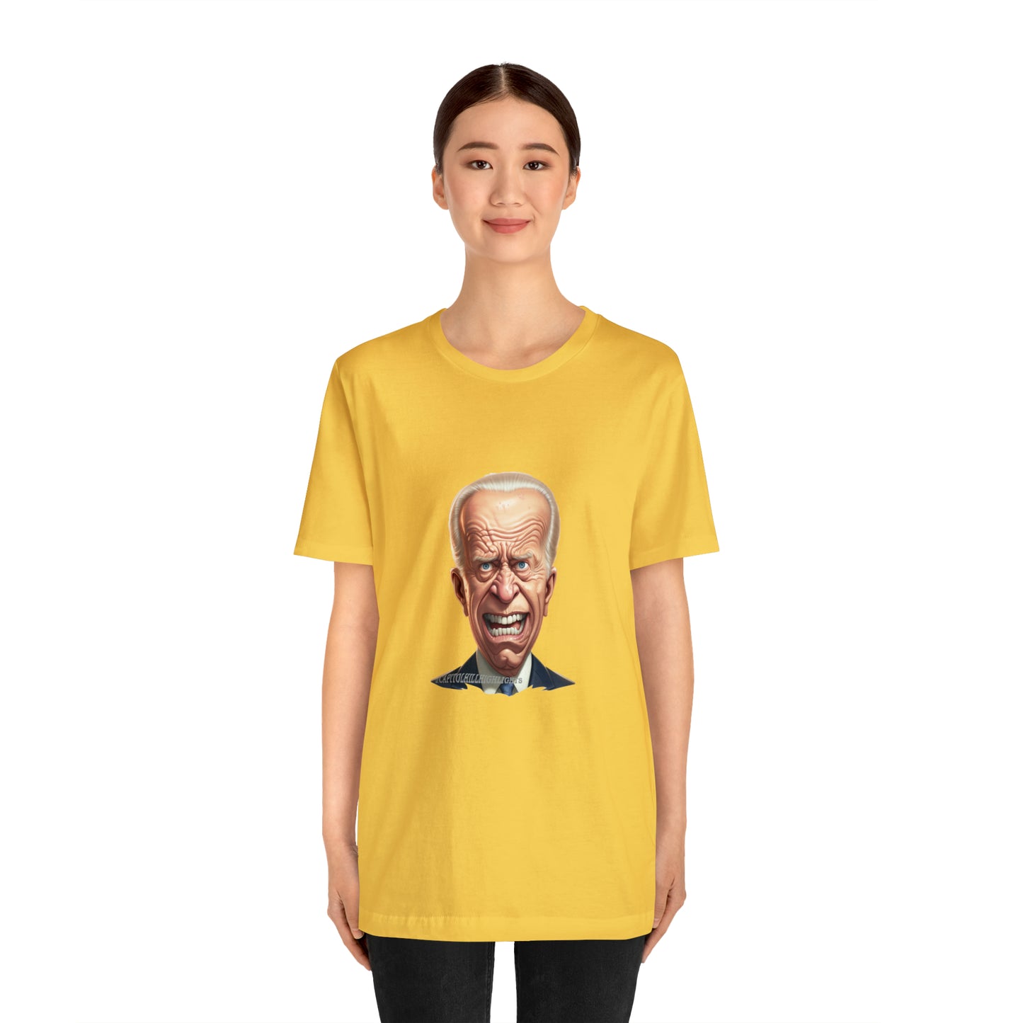 Angry Biden Unisex Jersey Short Sleeve Tee