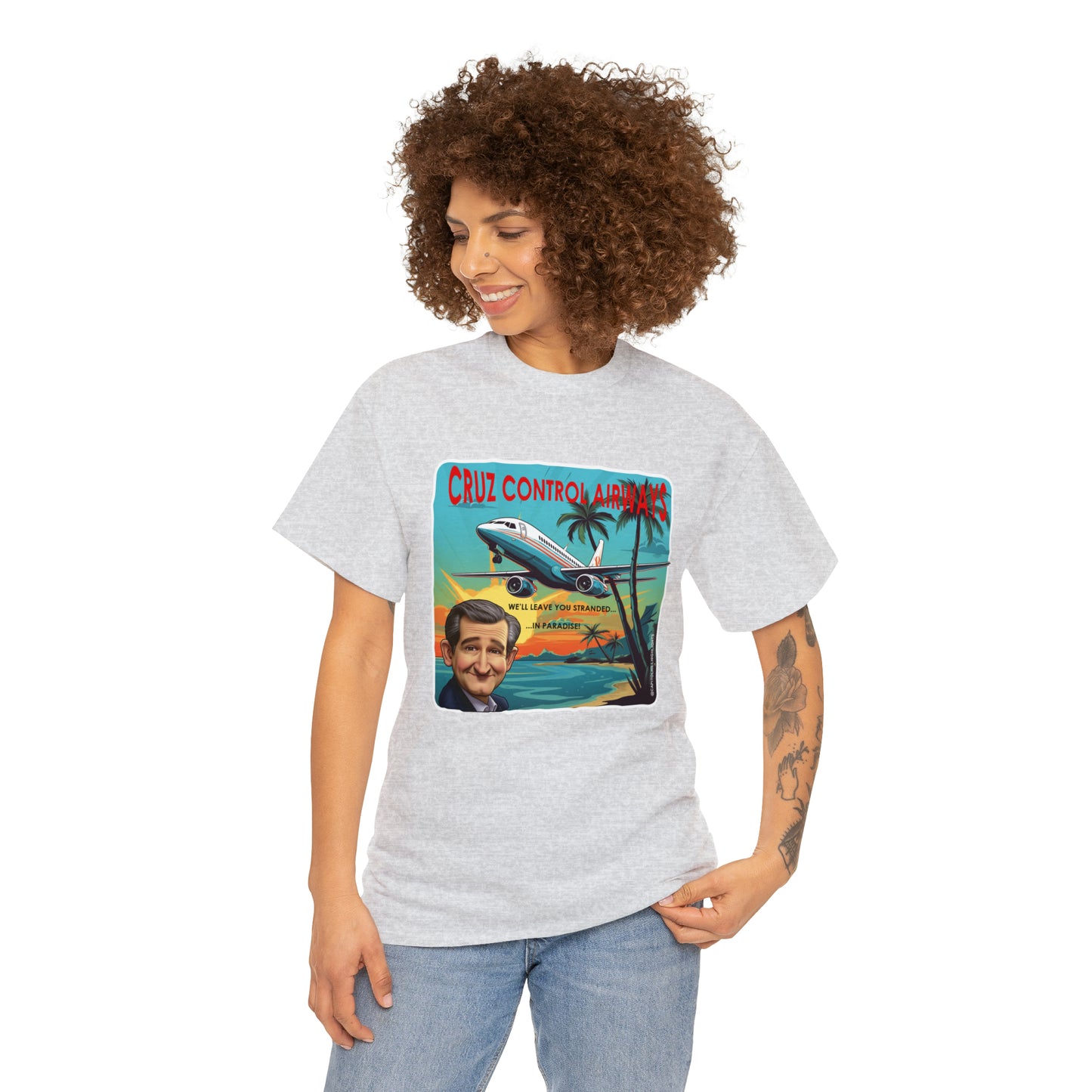 Cruz Control Airways Unisex Heavy Cotton Tee