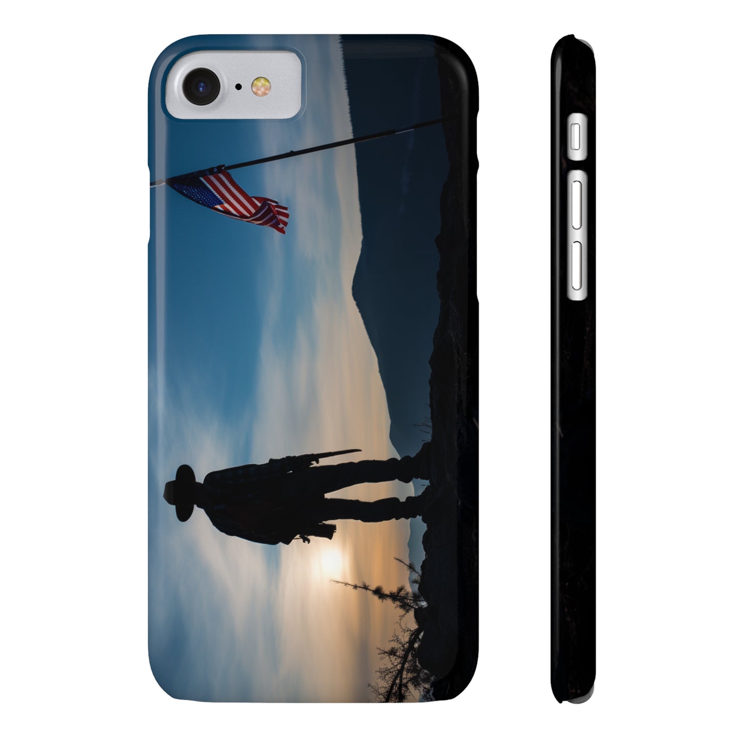 Cowboy Sunset Slim Phone Case