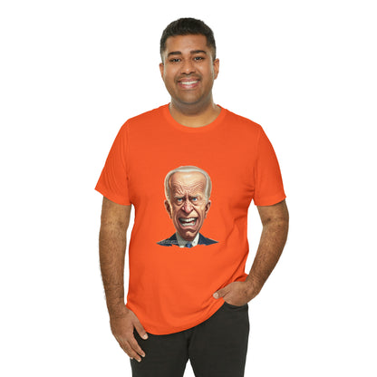 Angry Biden Unisex Jersey Short Sleeve Tee