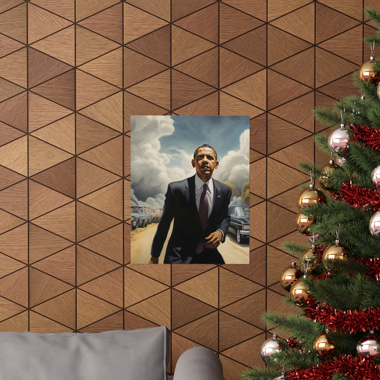 Surreal Obama Premium Matte Vertical Posters