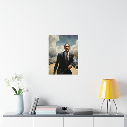 Surreal Obama Premium Matte Vertical Posters