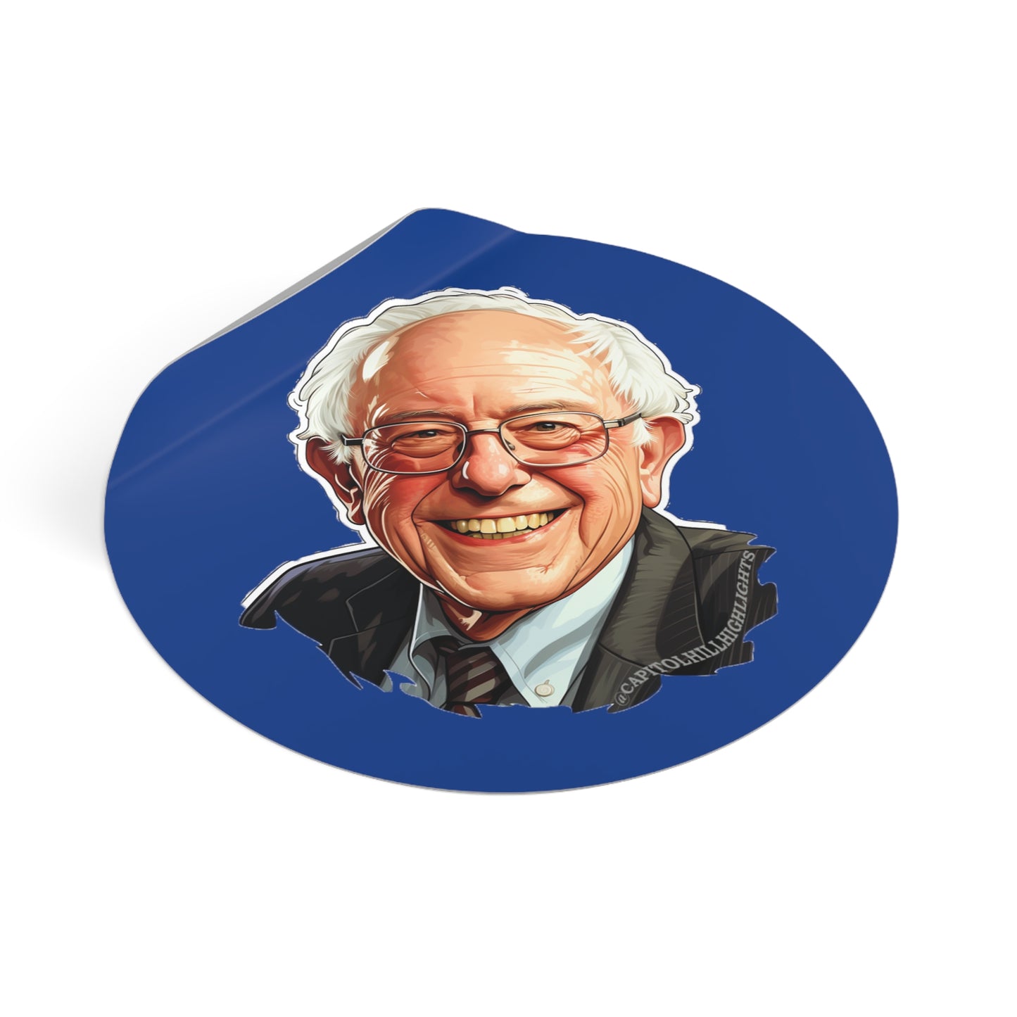 Bernie Sanders Round Vinyl Stickers