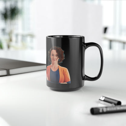 Katie Porter for Senate Black Mug