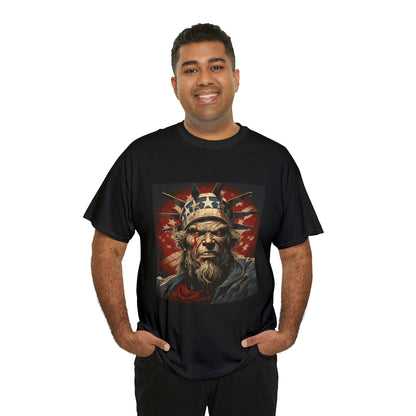 Scary Uncle Sam Unisex Heavy Cotton Tee