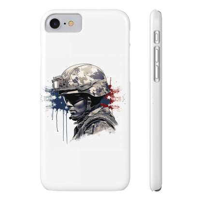 American Soldier Slim Phone Case