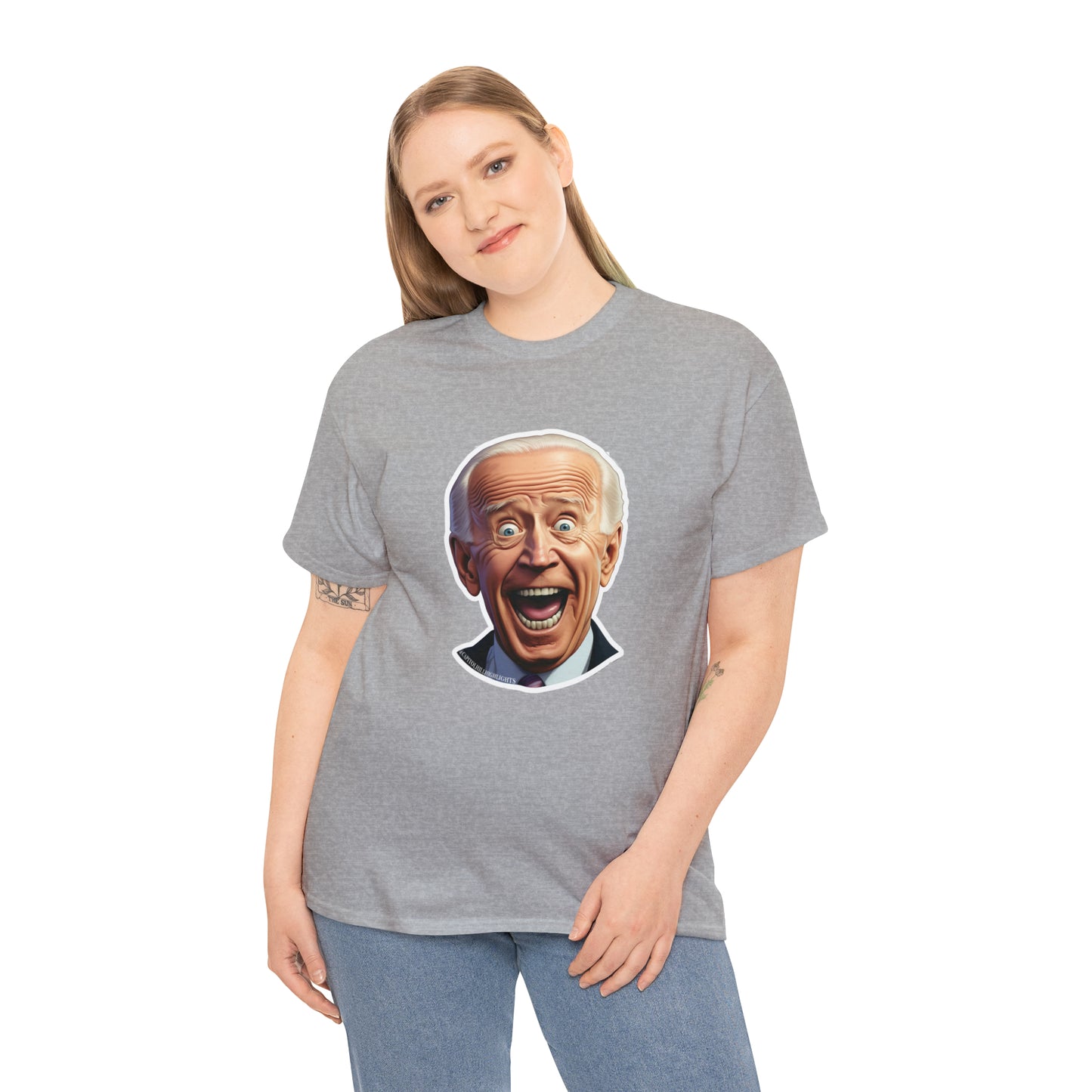 Surprised Biden Unisex Heavy Cotton Tee