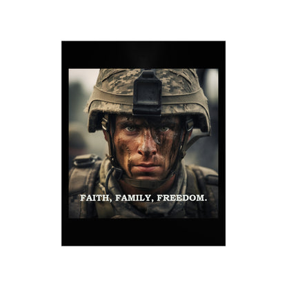 Faith, Family, Freedom Premium Matte Vertical Posters