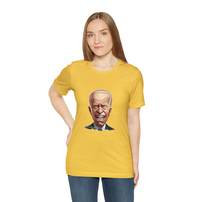 Angry Biden Unisex Jersey Short Sleeve Tee