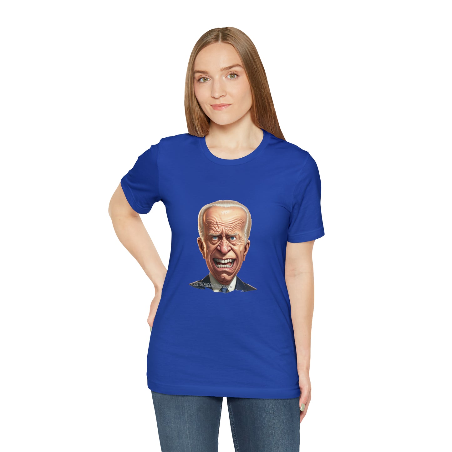 Angry Biden Unisex Jersey Short Sleeve Tee