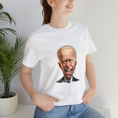 Angry Biden Unisex Jersey Short Sleeve Tee