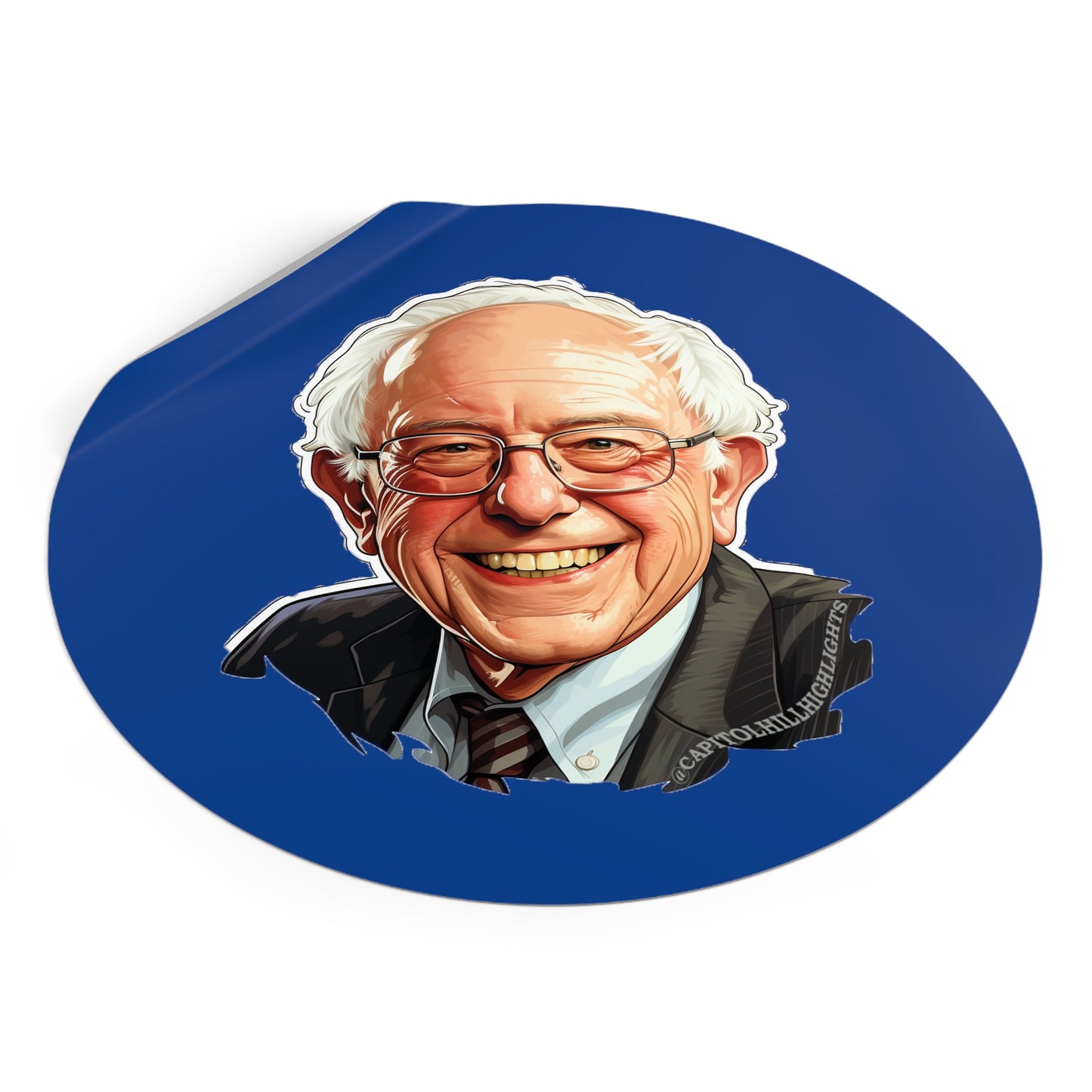 Bernie Sanders Round Vinyl Stickers