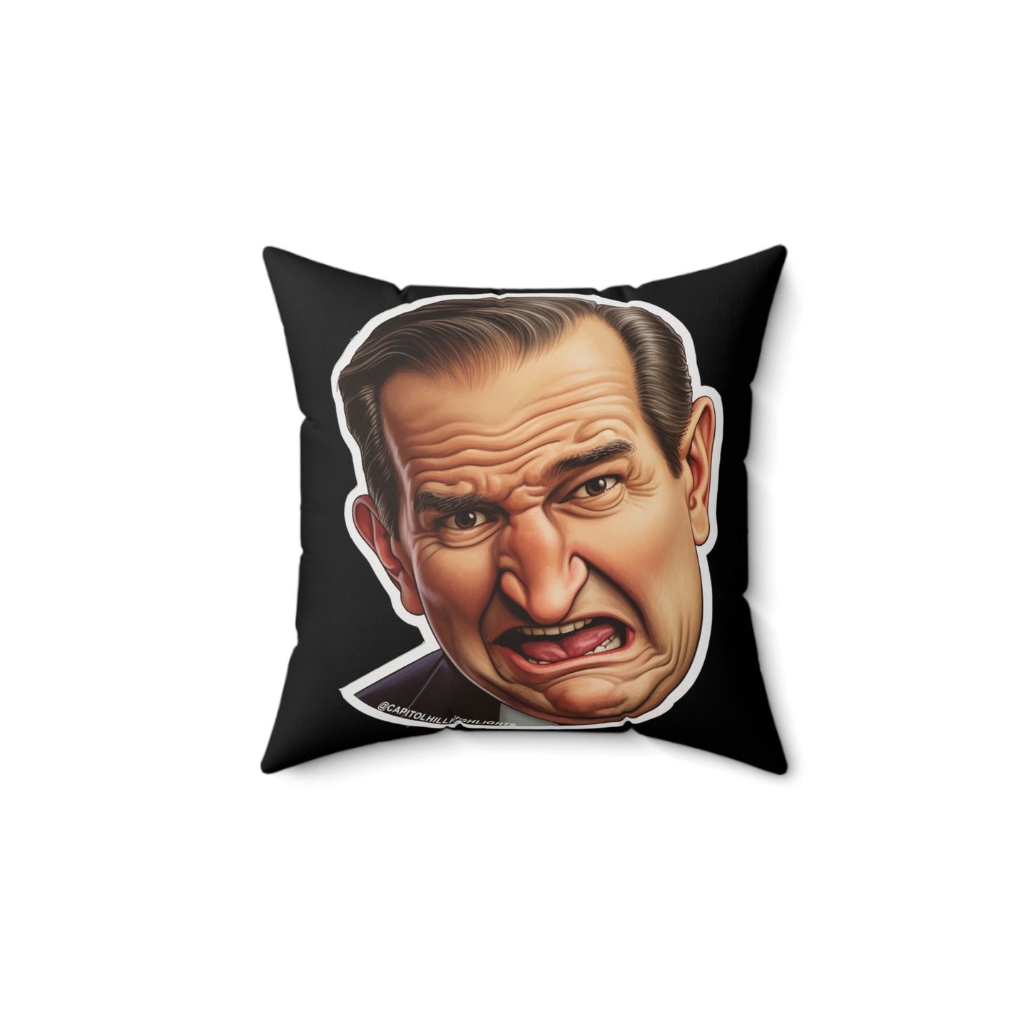 Angry Cruz Spun Polyester Square Pillow