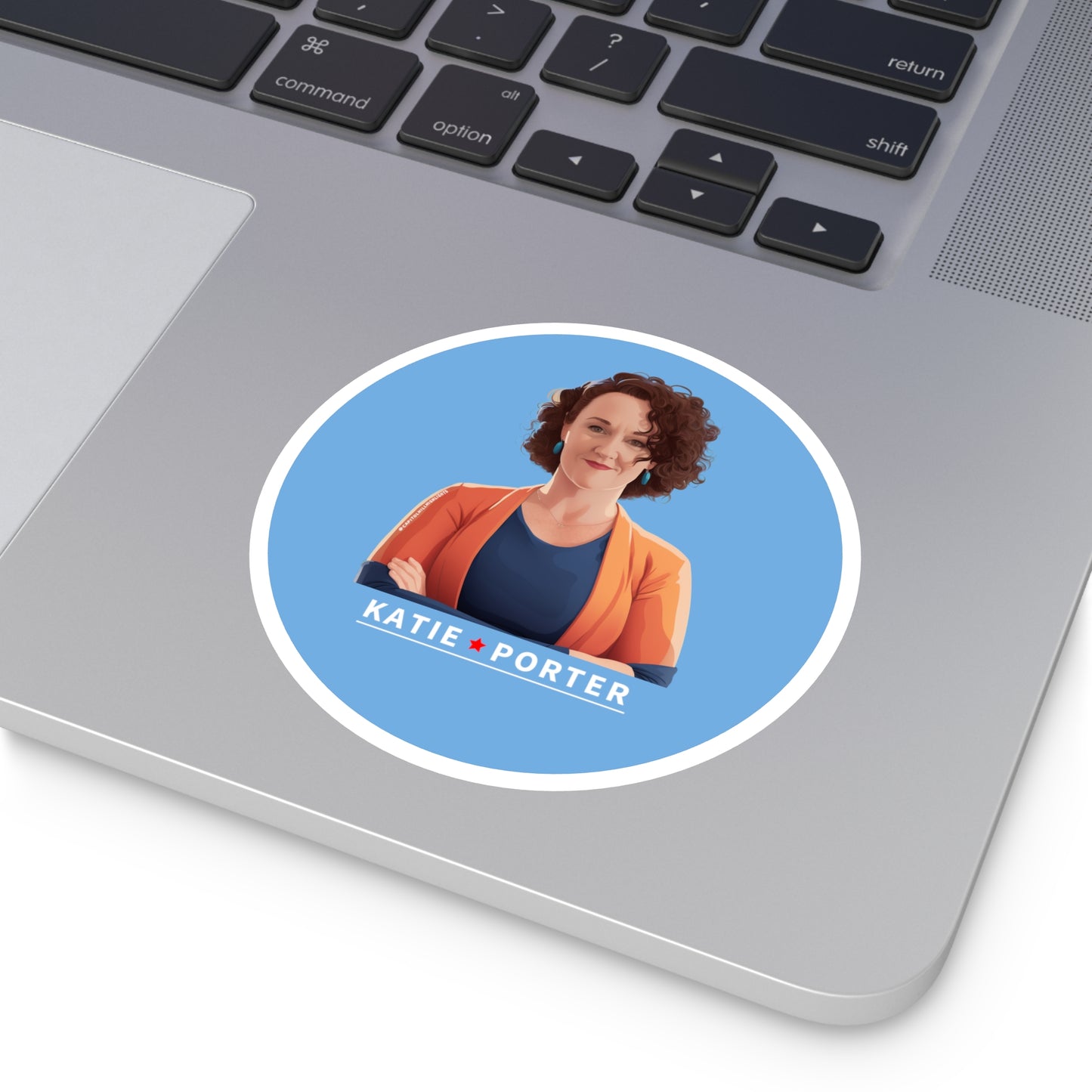 Katie Porter Round Sticker