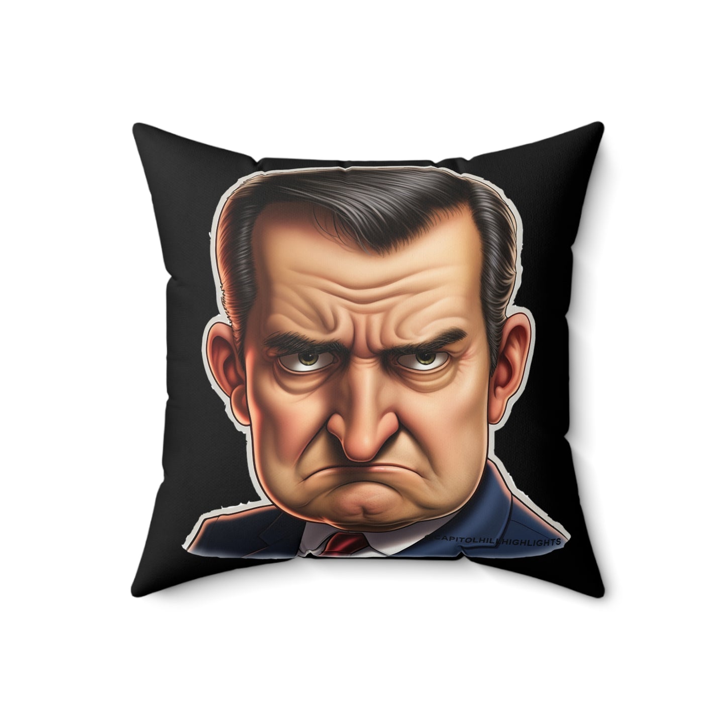 Angry Cruz Spun Polyester Square Pillow