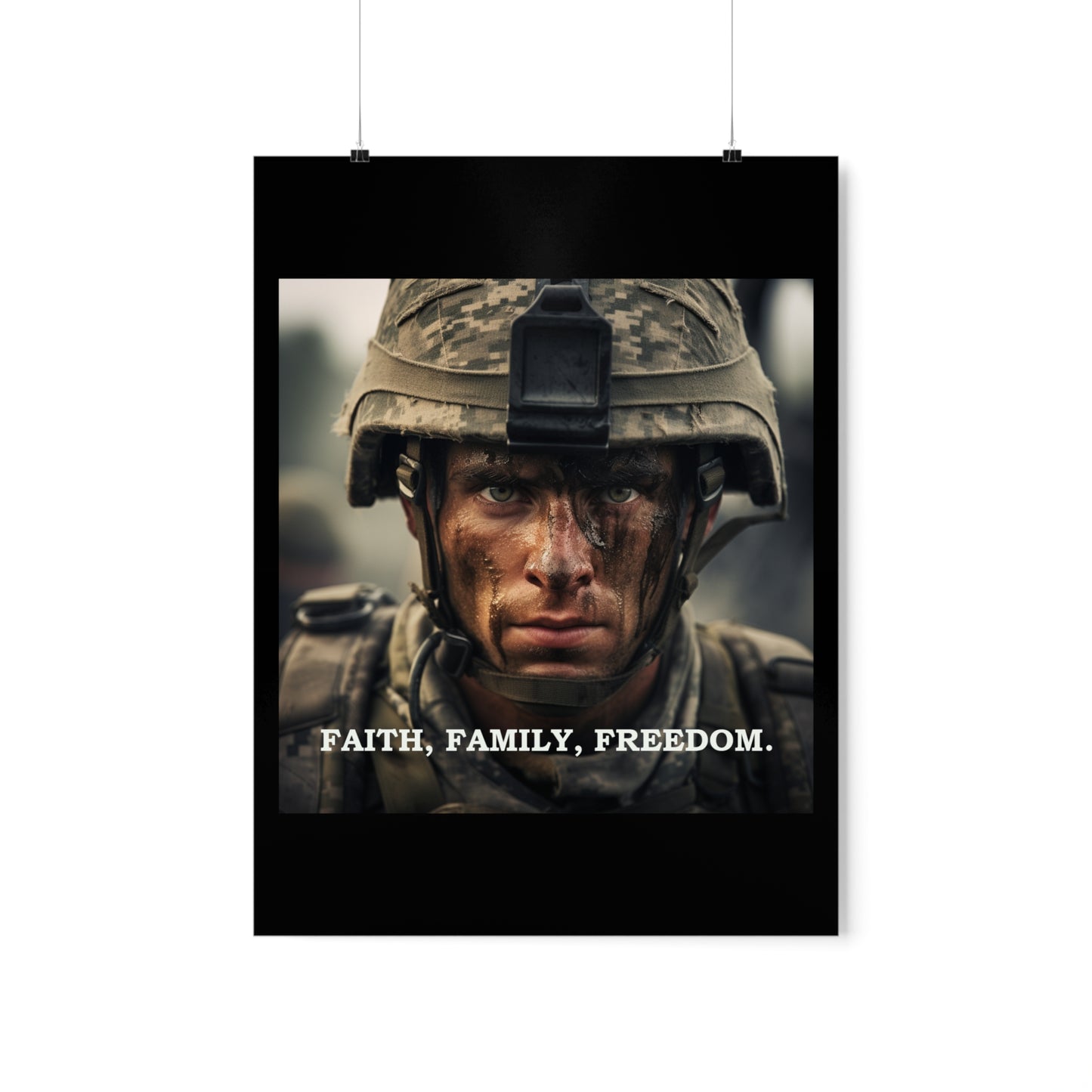 Faith, Family, Freedom Premium Matte Vertical Posters