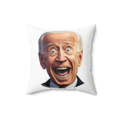 Screaming Biden Faux Suede Square Pillow