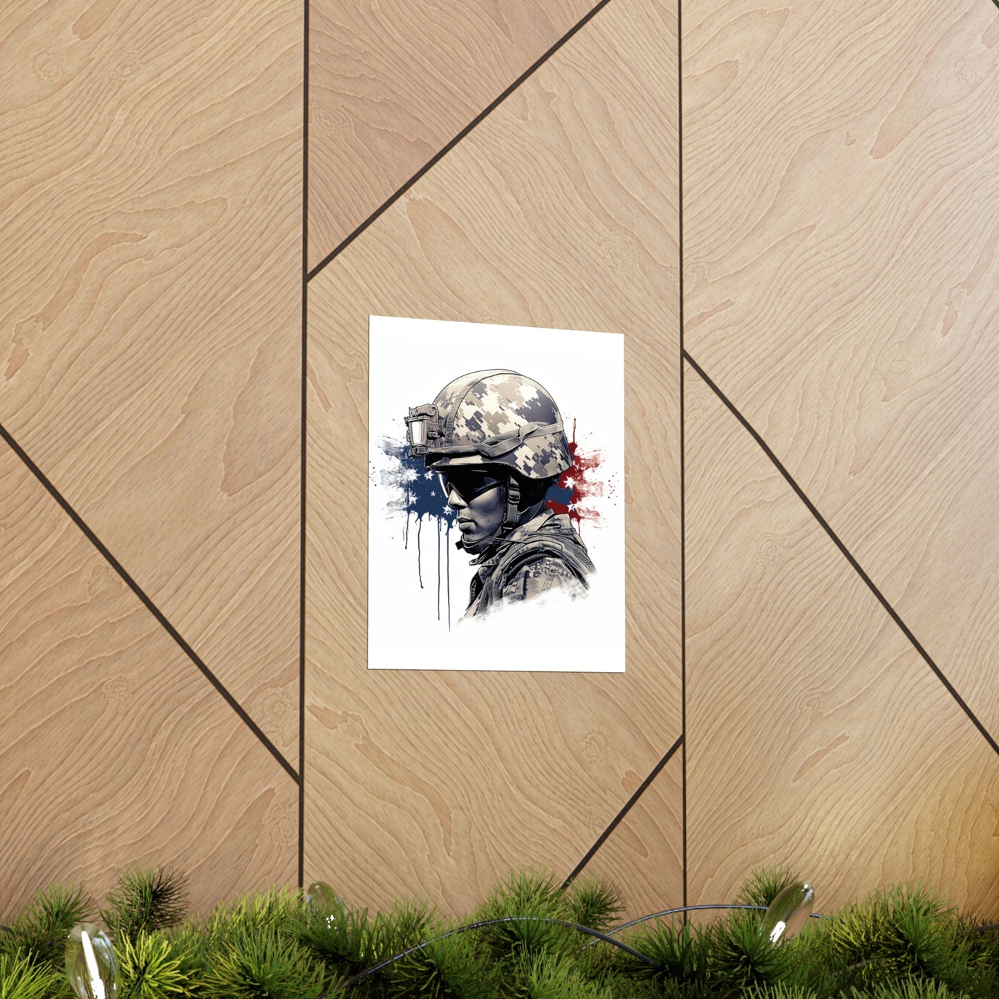 American Soldier Premium Matte Vertical Posters