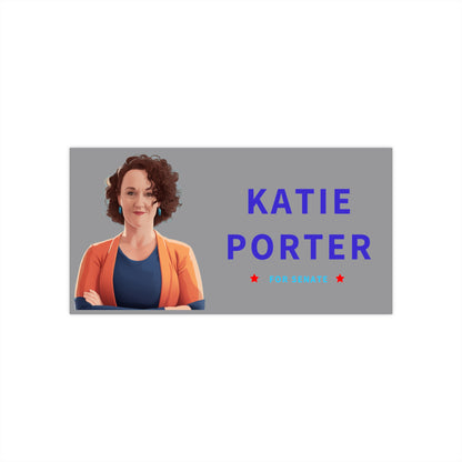 Katie Porter for Senate Bumper sticker