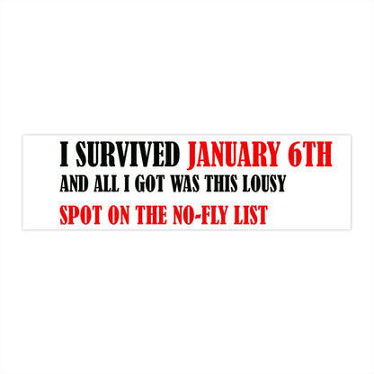 Jan 6th Bumper Stickers