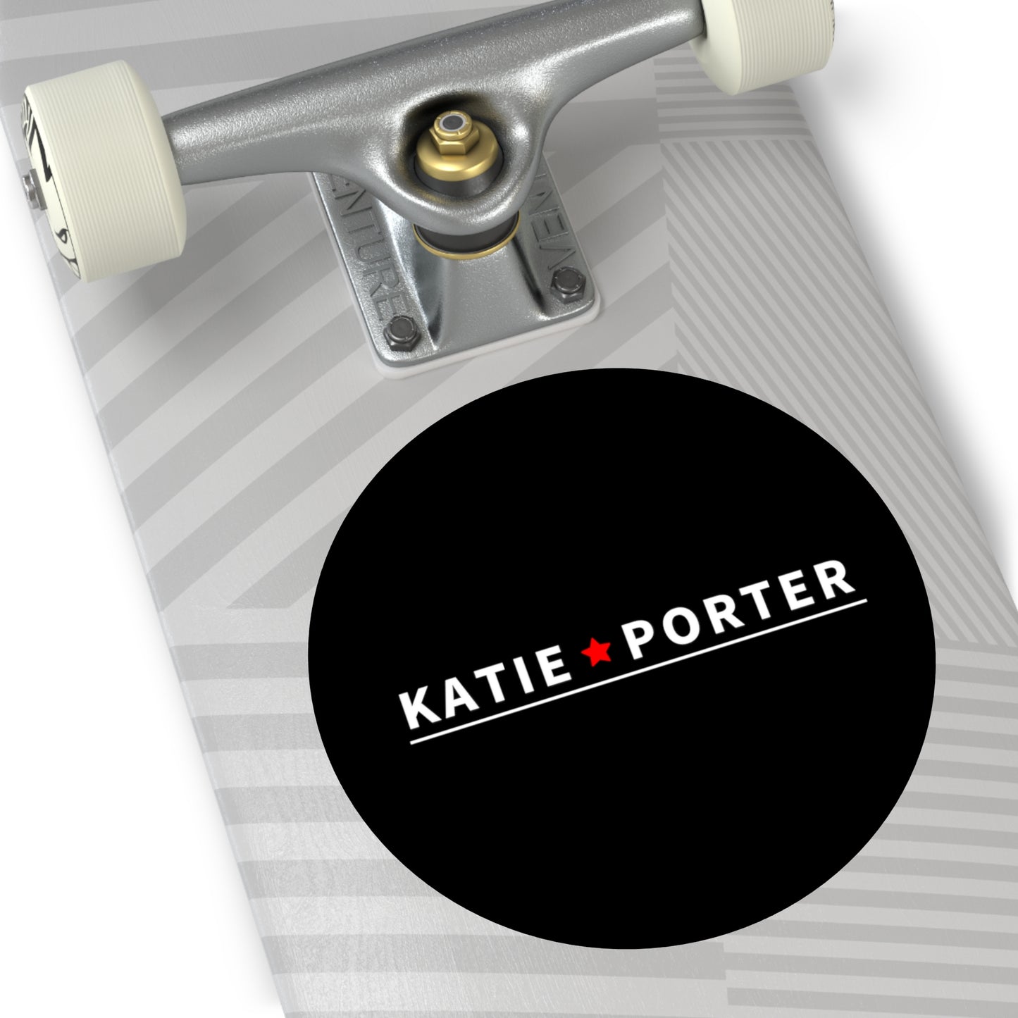 Katie Porter Round Sticker