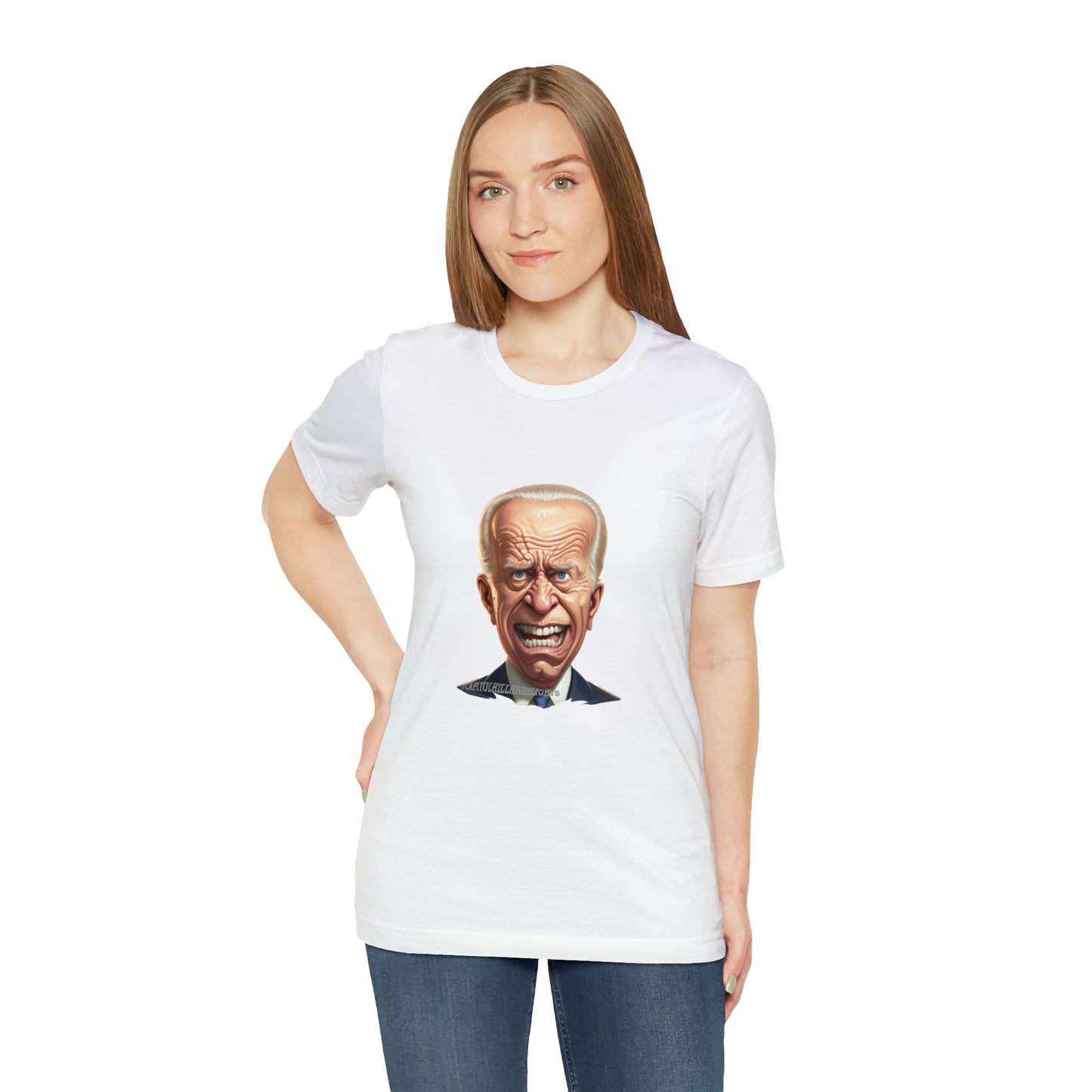 Angry Biden Unisex Jersey Short Sleeve Tee