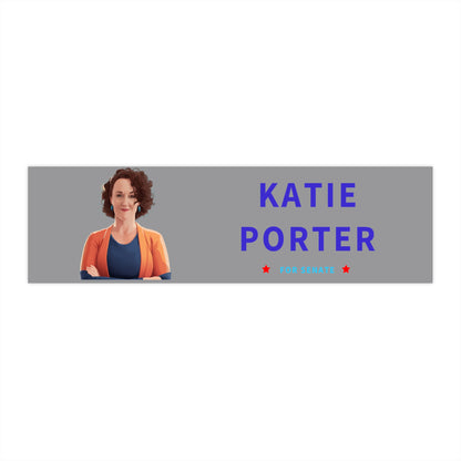 Katie Porter for Senate Bumper sticker