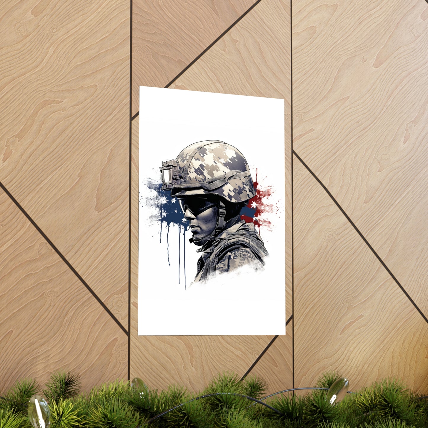 American Soldier Premium Matte Vertical Posters