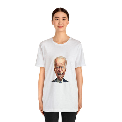 Angry Biden Unisex Jersey Short Sleeve Tee