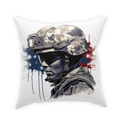 American Soldier Broadcloth Pillow