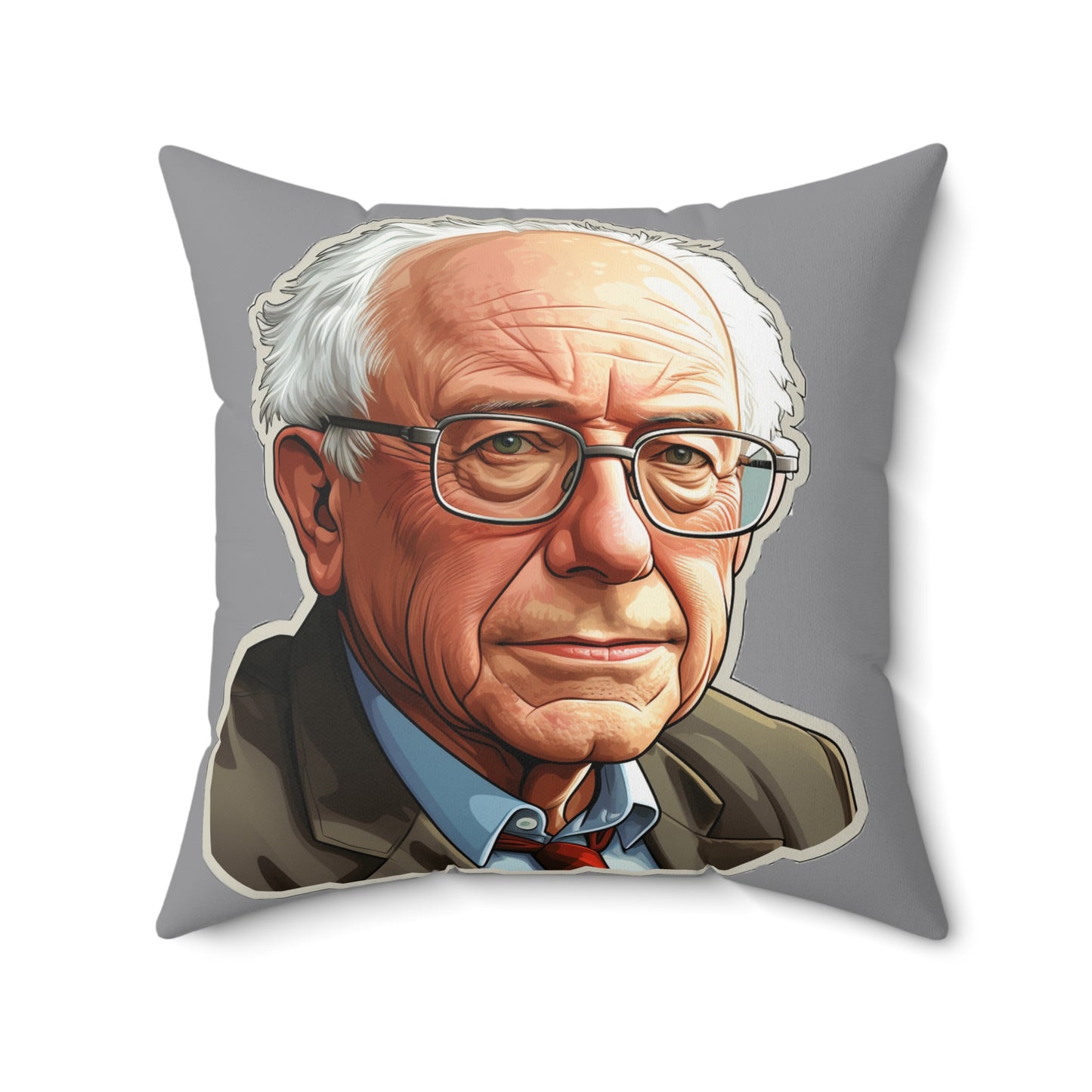 Bernie Sanders Spun Polyester Square Pillow